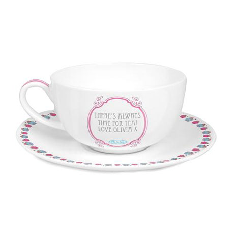 Personalised Me to You Bear Cupcake Teacup & Saucer Extra Image 2